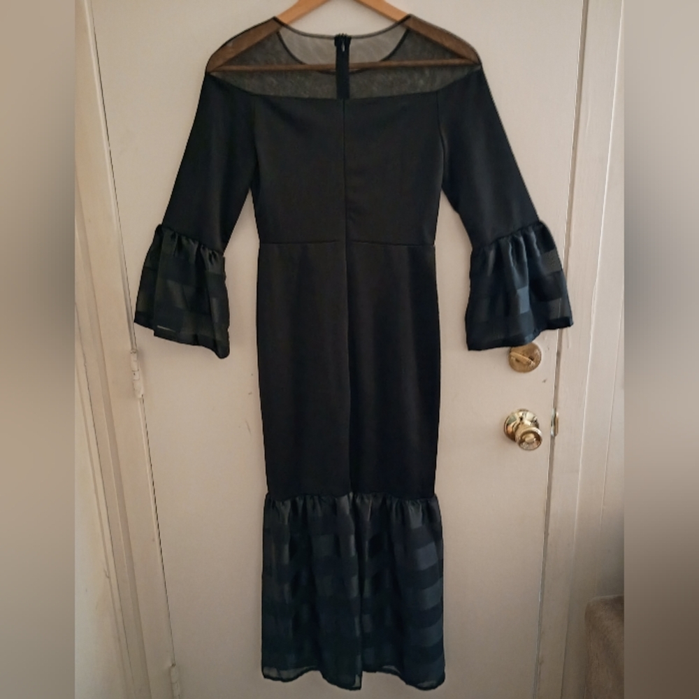 SHEIN Elegant Black Dress - Picture 2 of 10